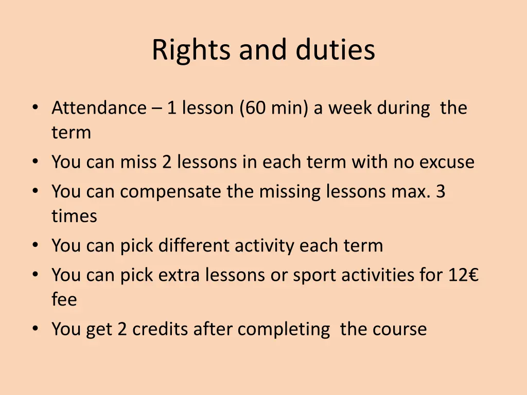 rights and duties