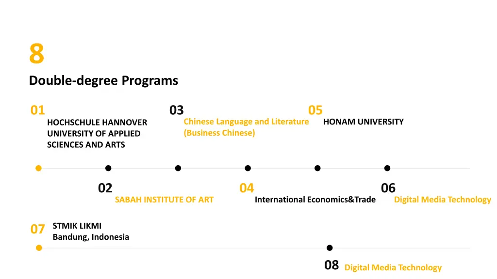 8 double degree programs