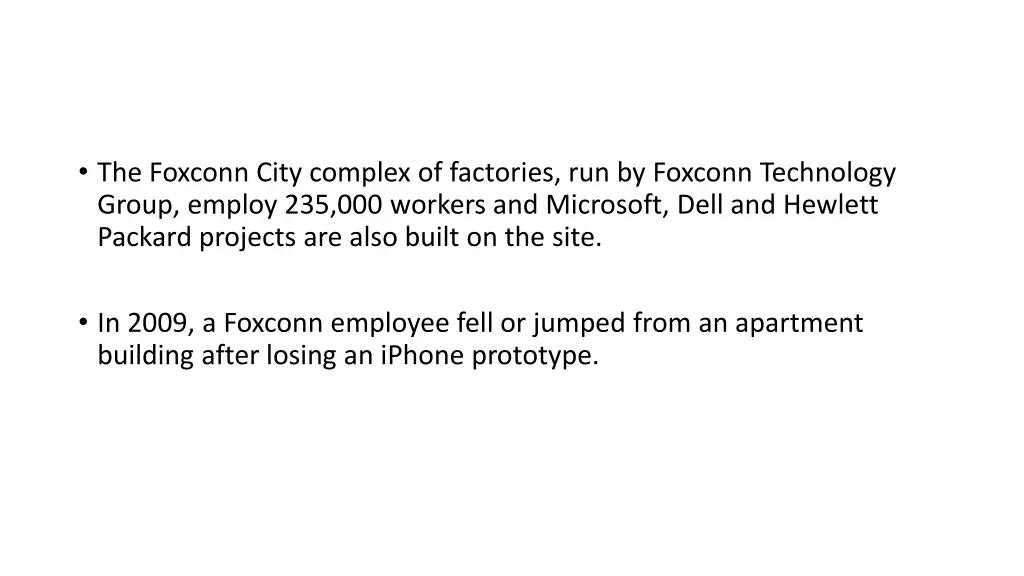 the foxconn city complex of factories