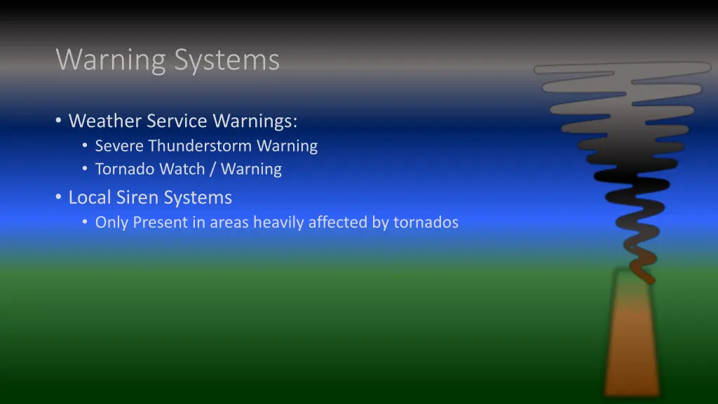 warning systems