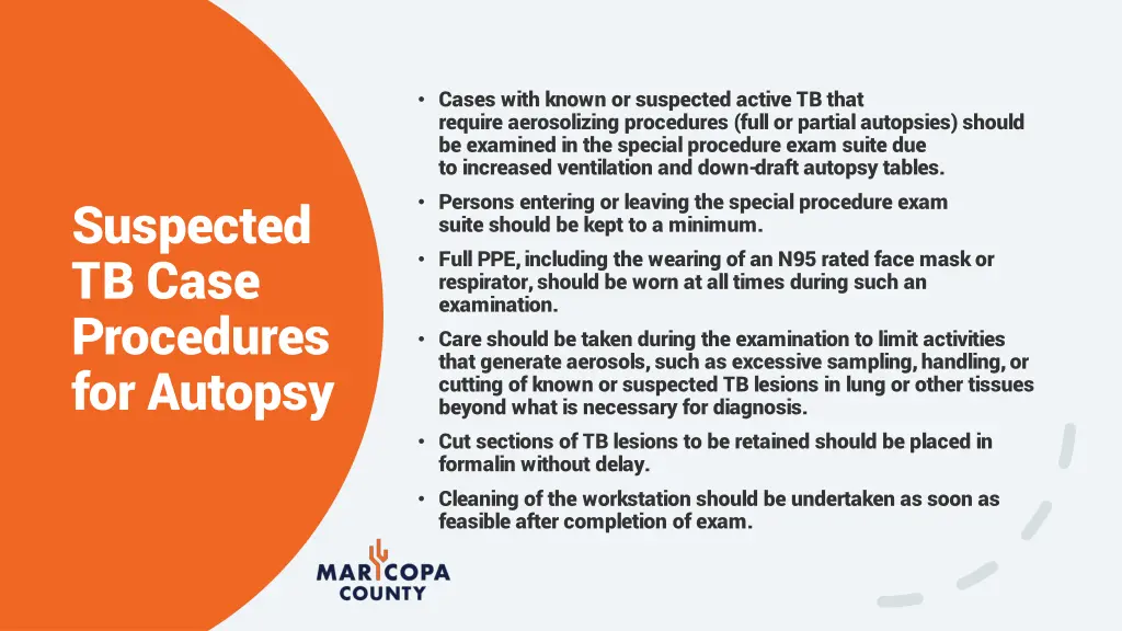 cases with known or suspected active tb that