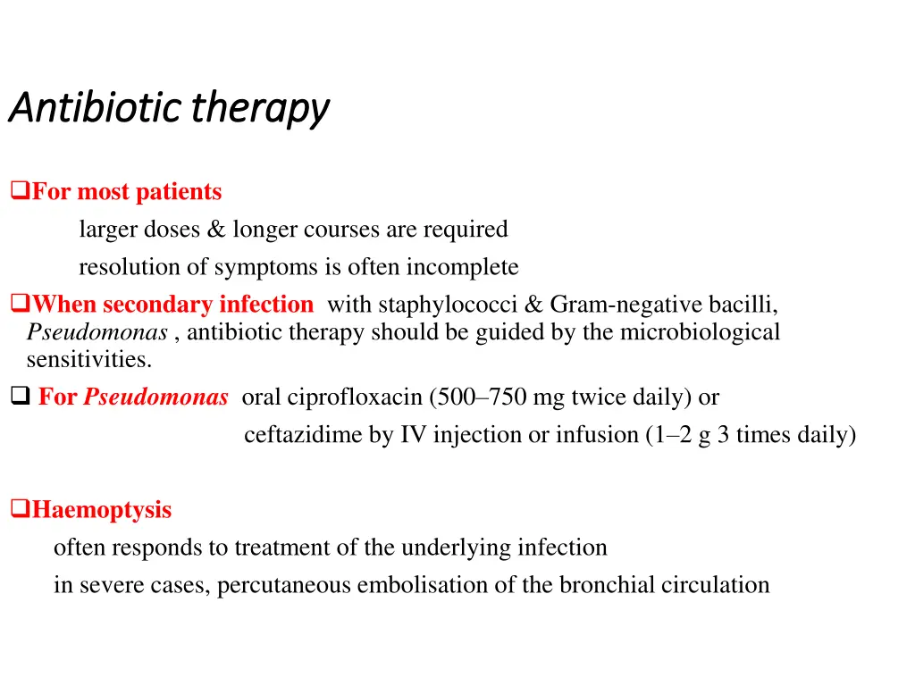 antibiotic therapy antibiotic therapy