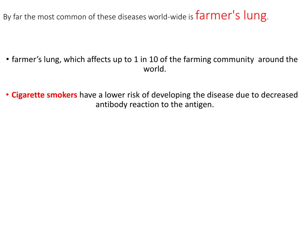 by far the most common of these diseases world