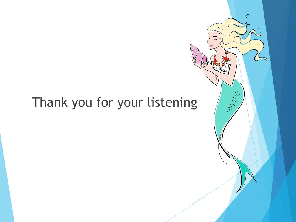 thank you for your listening