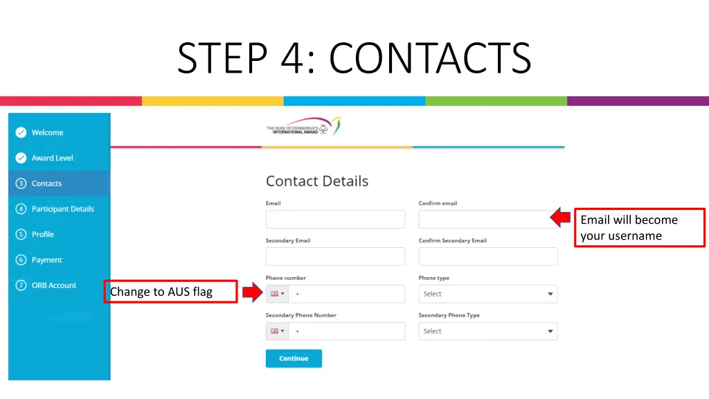 step 4 contacts