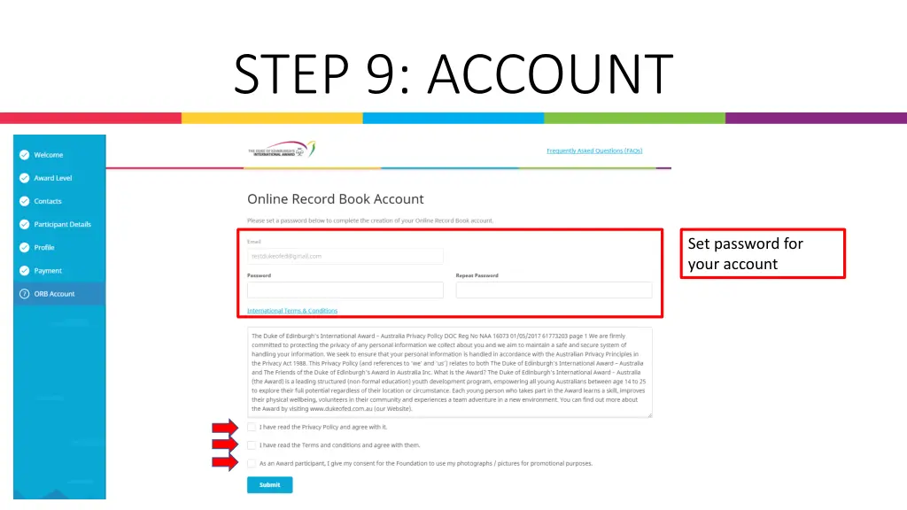 step 9 account