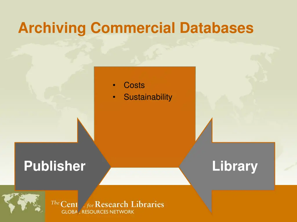 archiving commercial databases 1