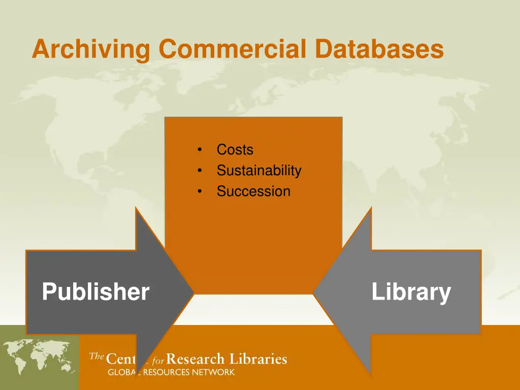 archiving commercial databases 2