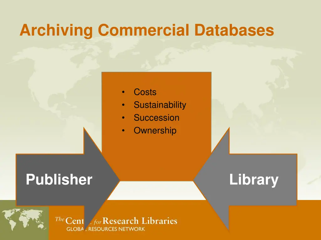 archiving commercial databases 3