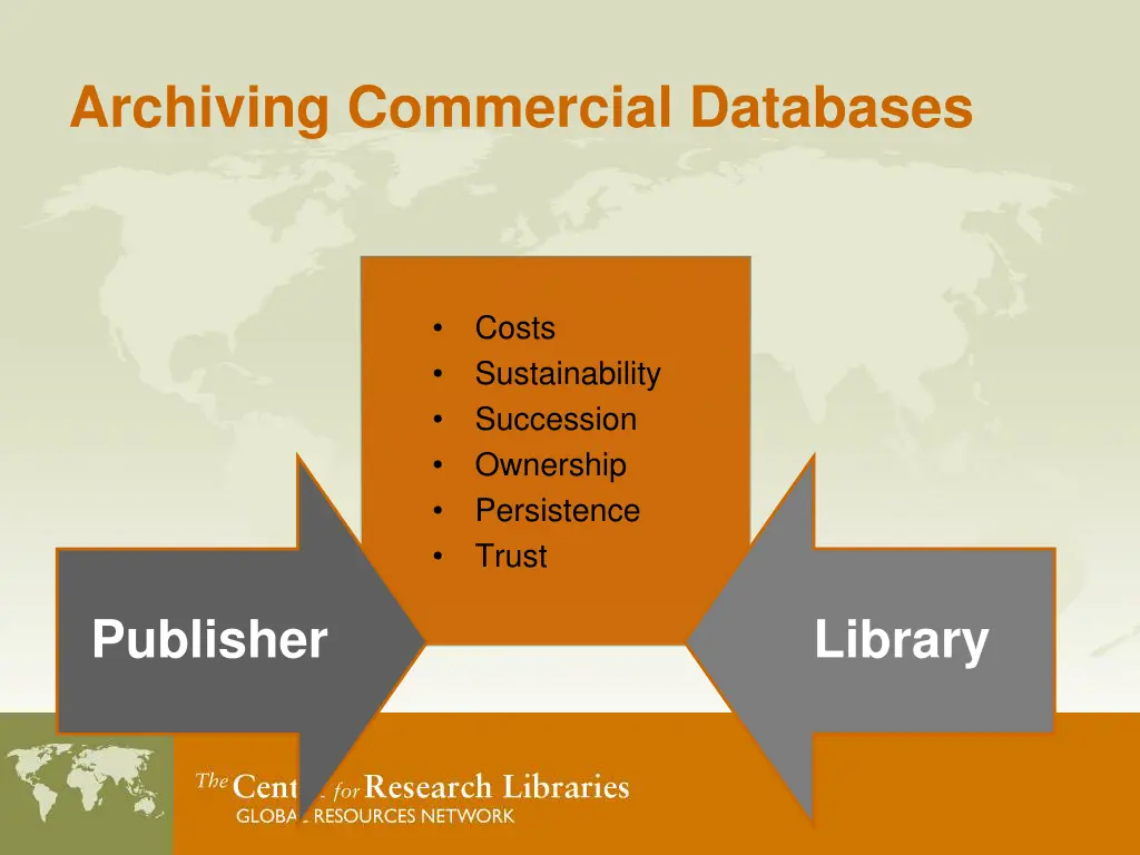 archiving commercial databases 5