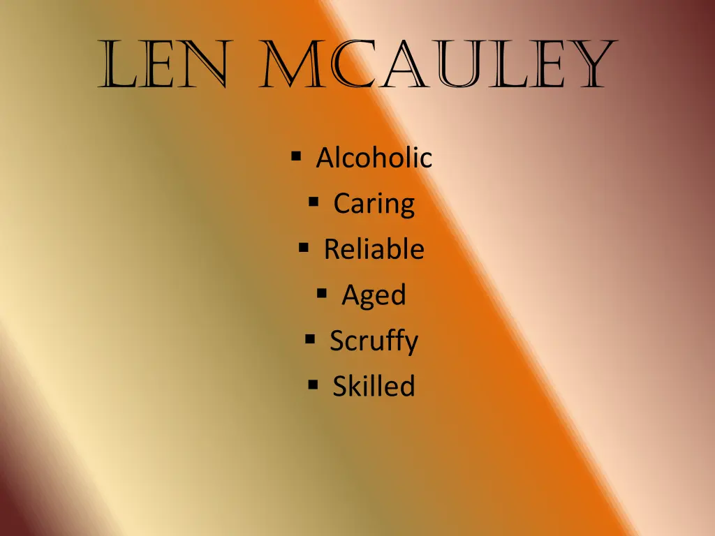 len mcauley