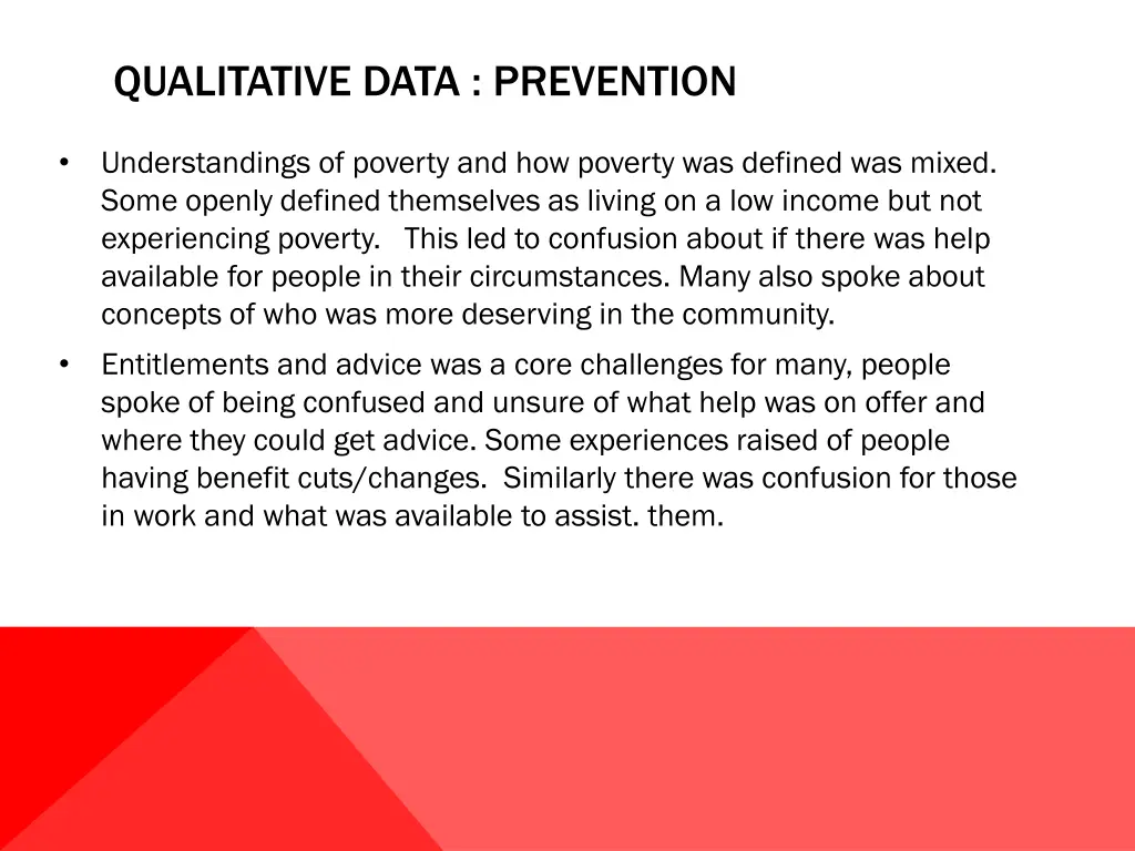 qualitative data prevention