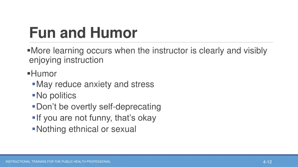 fun and humor more learning occurs when