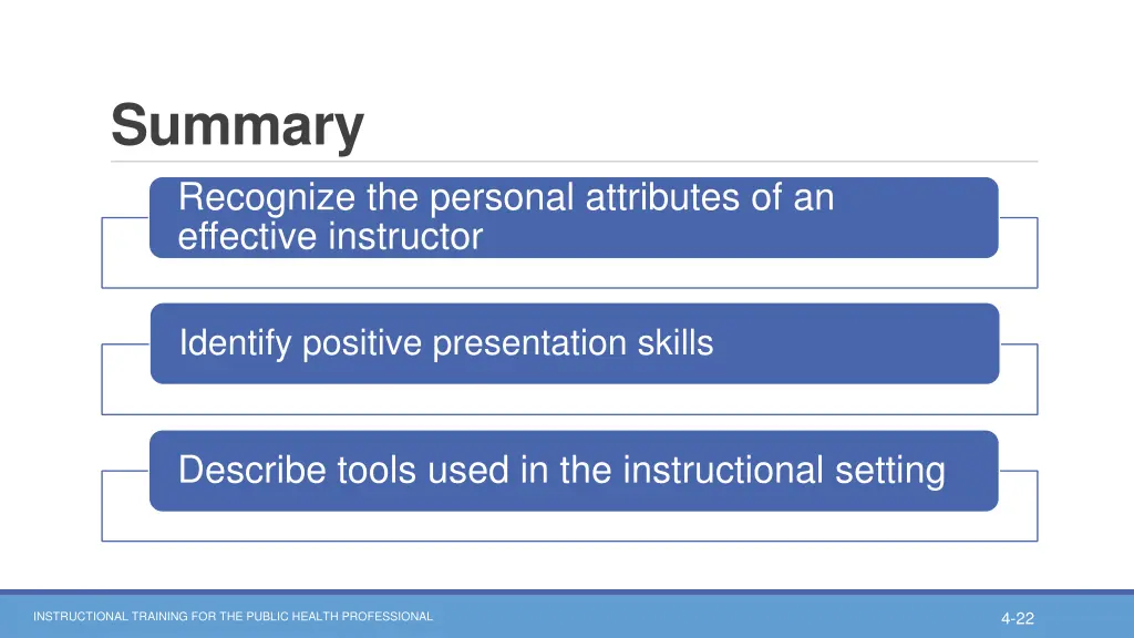 summary recognize the personal attributes