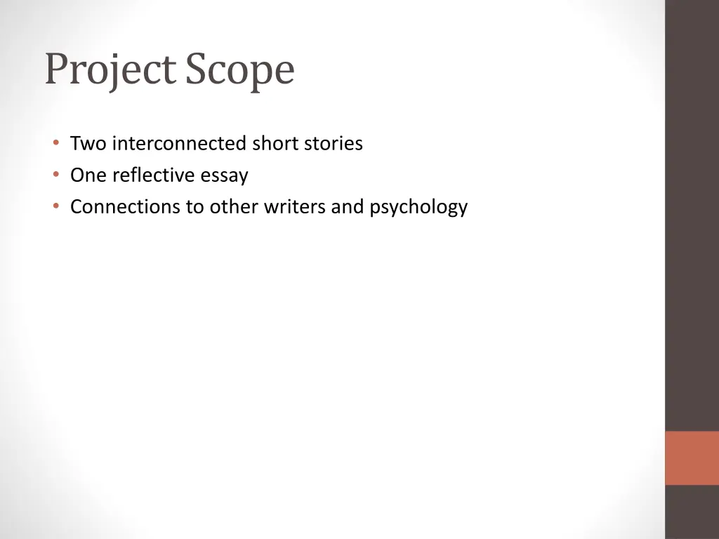 project scope