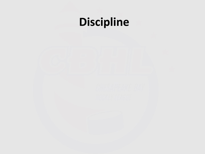 discipline