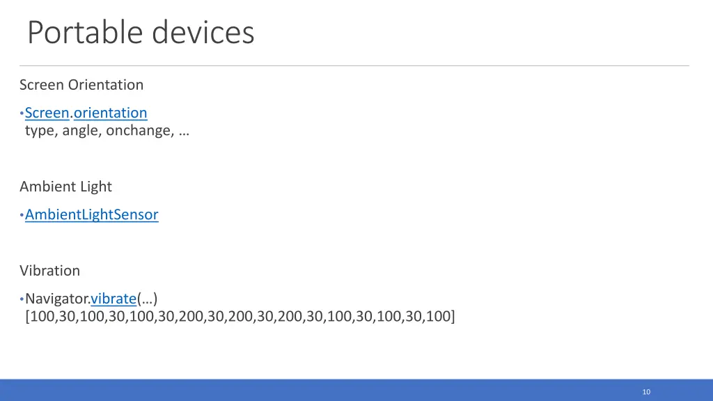 portable devices