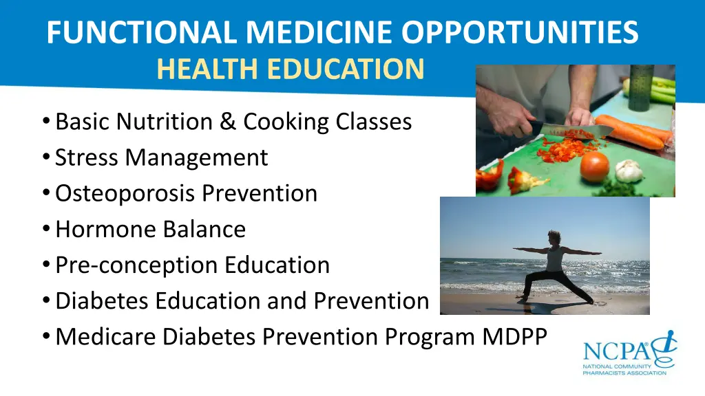 functional medicine opportunities health education