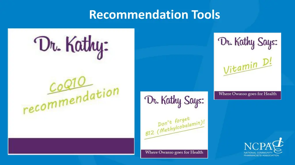 recommendation tools