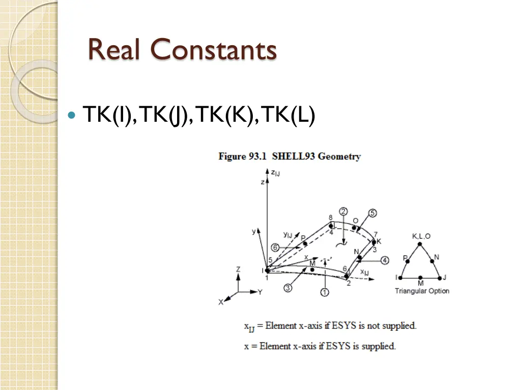 real constants