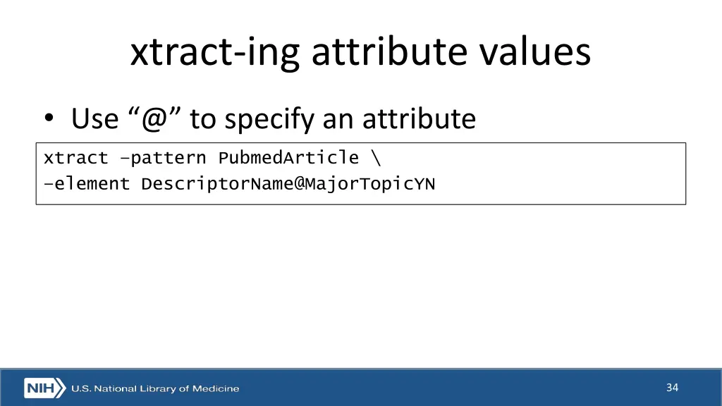 xtract ing attribute values