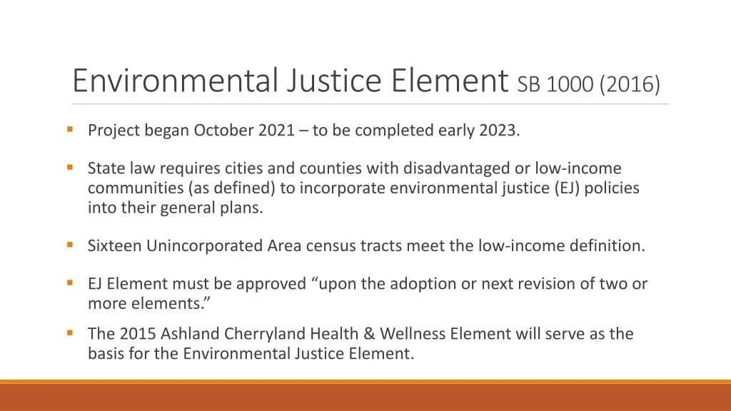 environmental justice element sb 1000 2016