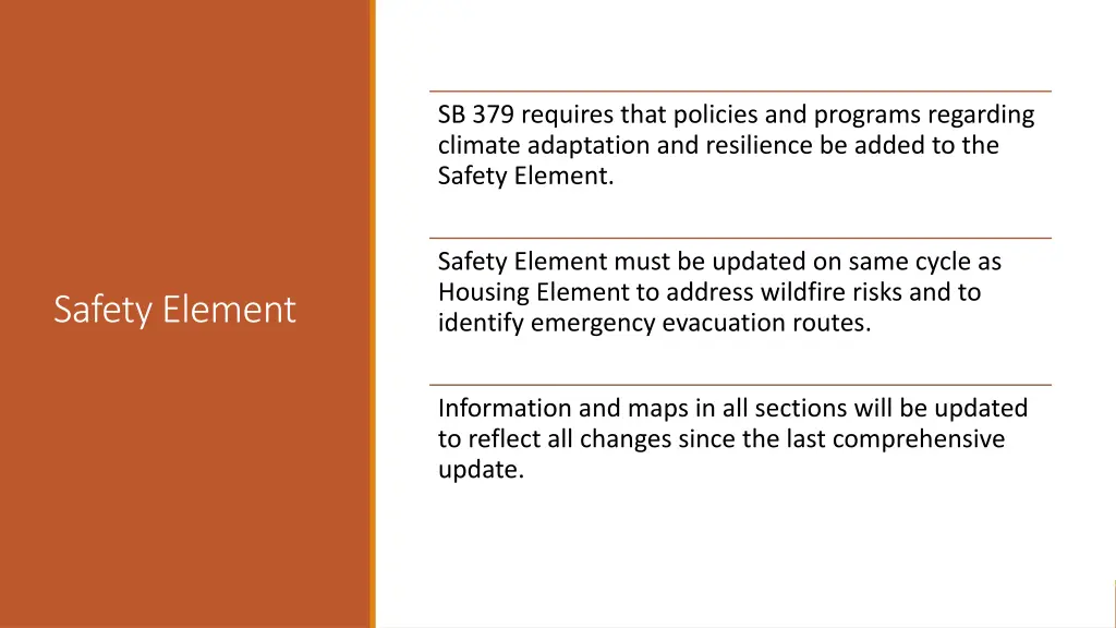 sb 379 requires that policies and programs