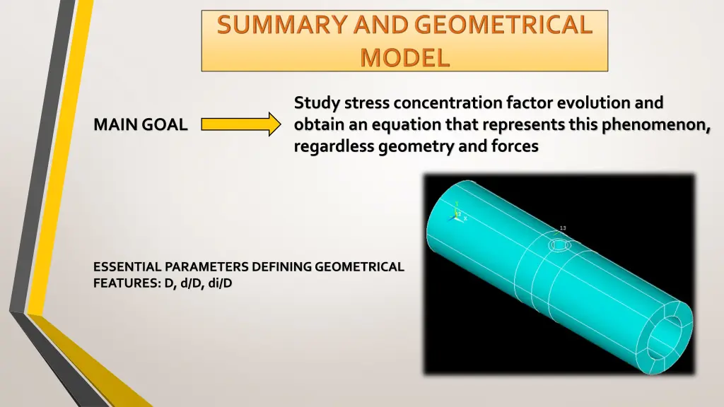 study stress concentration factor evolution