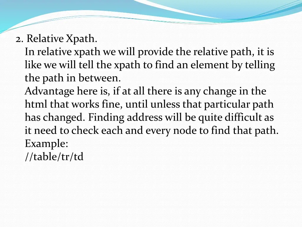 2 relative xpath in relative xpath we will