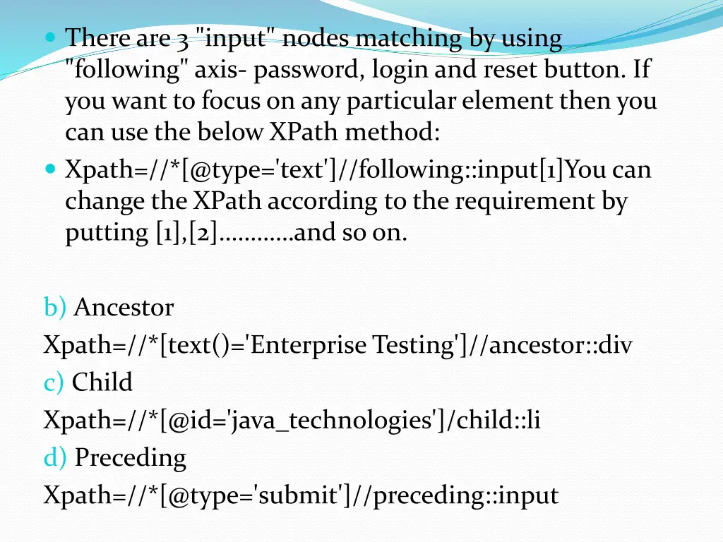 there are 3 input nodes matching by using