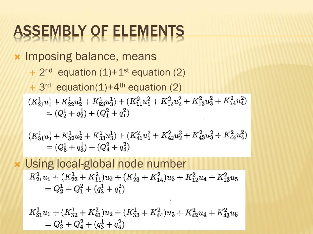 assembly of elements 3