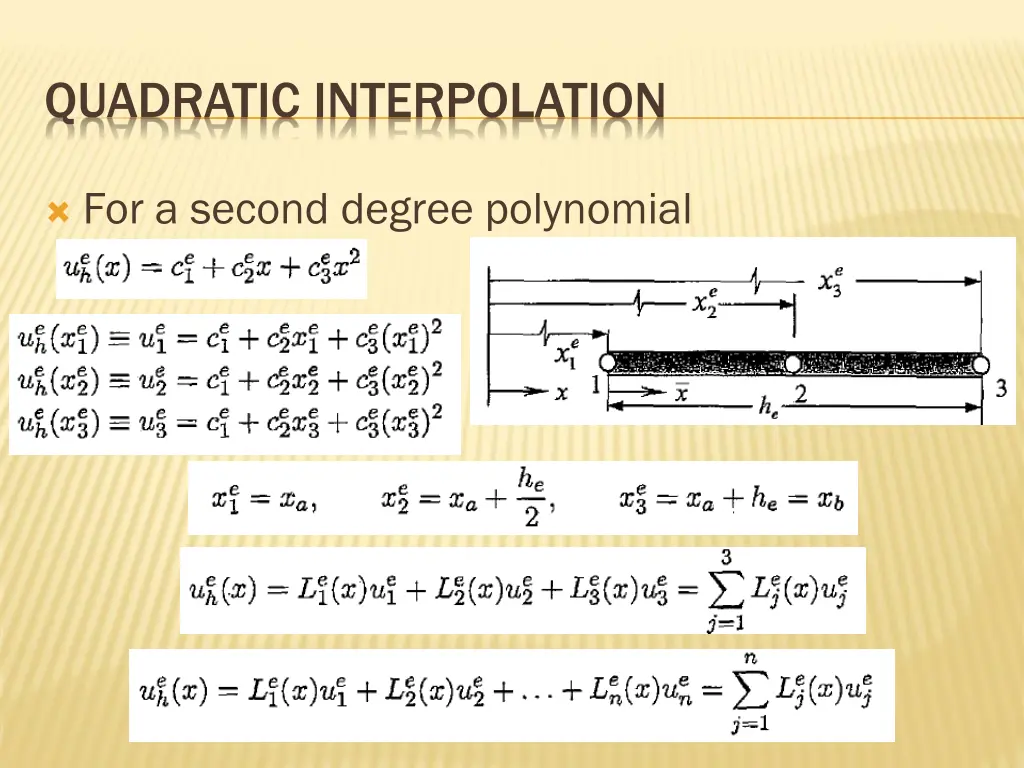 quadratic interpolation