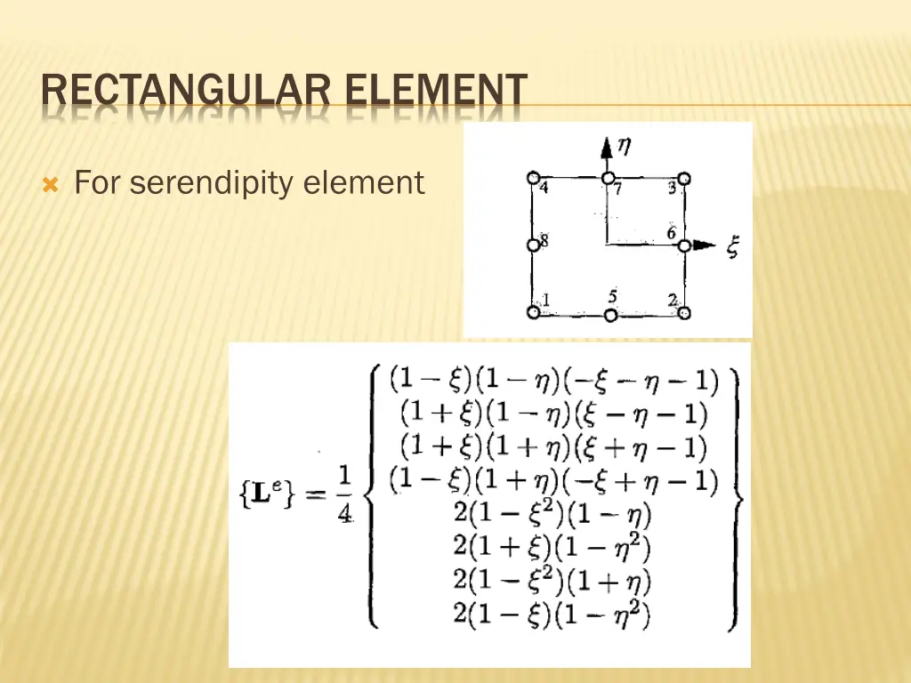 rectangular element 2