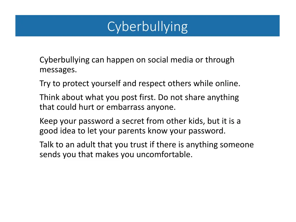 cyberbullying