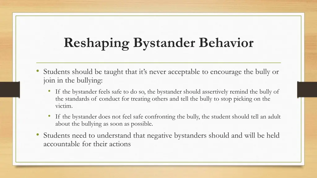 reshaping bystander behavior 2