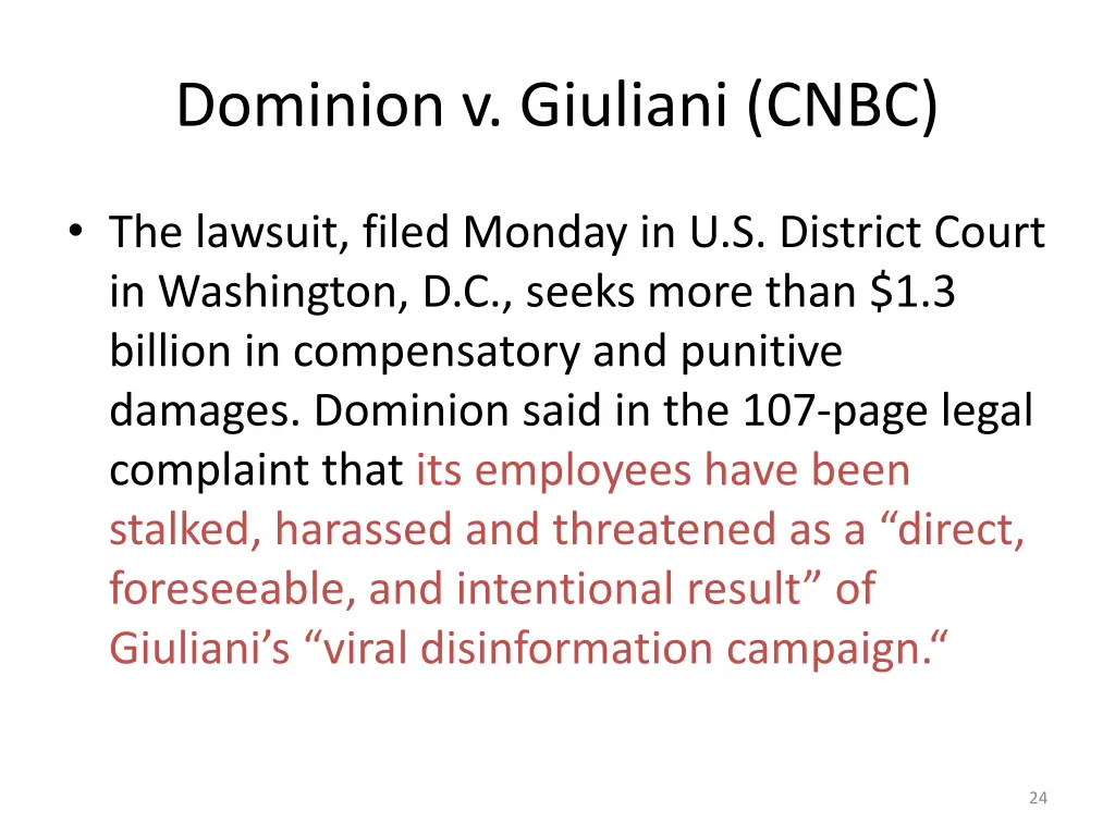 dominion v giuliani cnbc