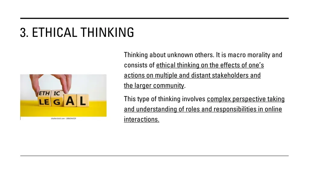 3 ethical thinking