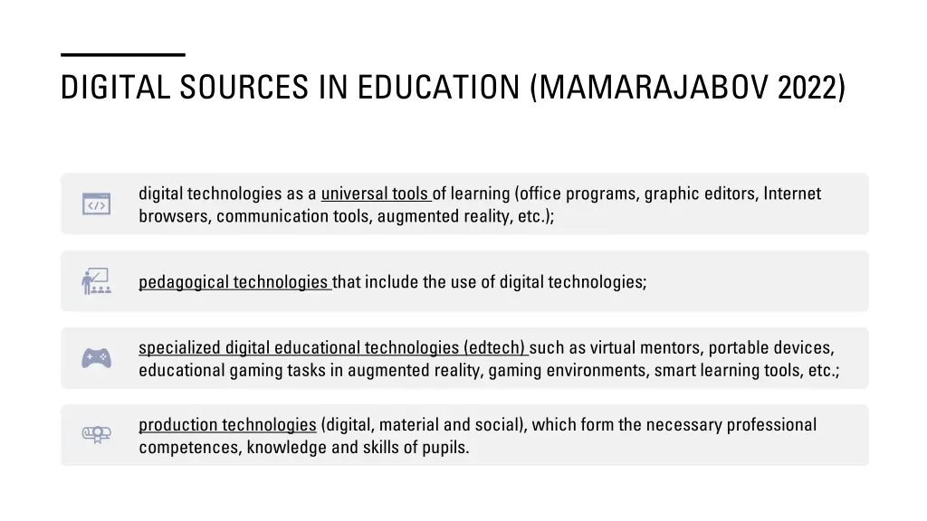 digital sources in education mamarajabov 2022