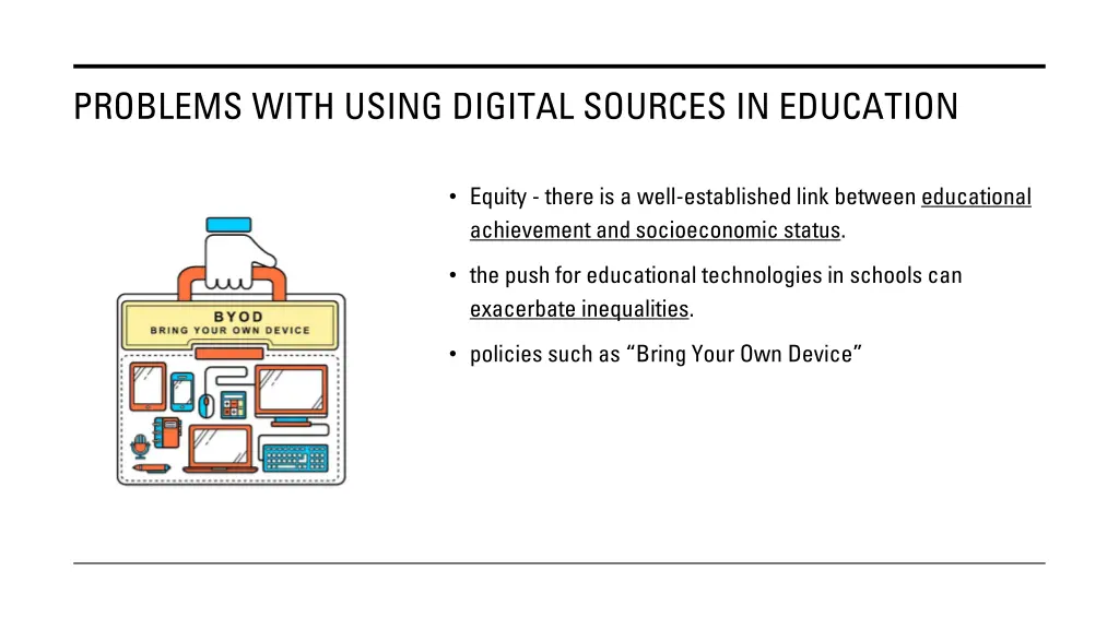 problems with using digital sources in education 1