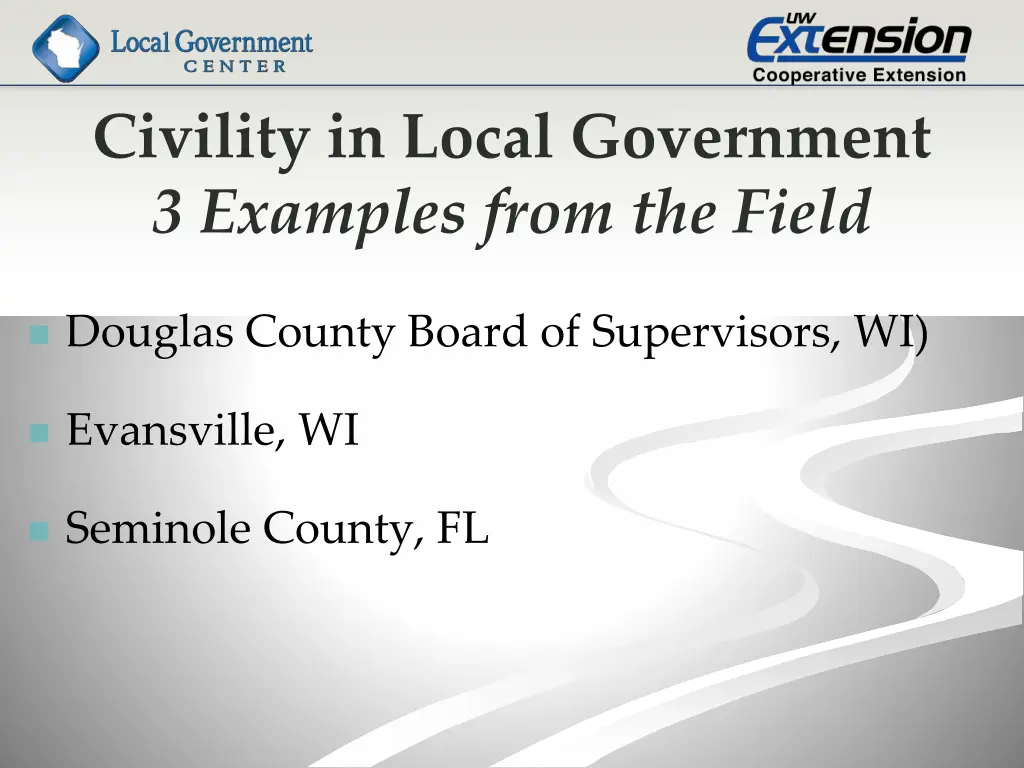 civility in local government 3 examples from