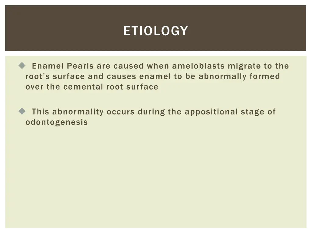 etiology