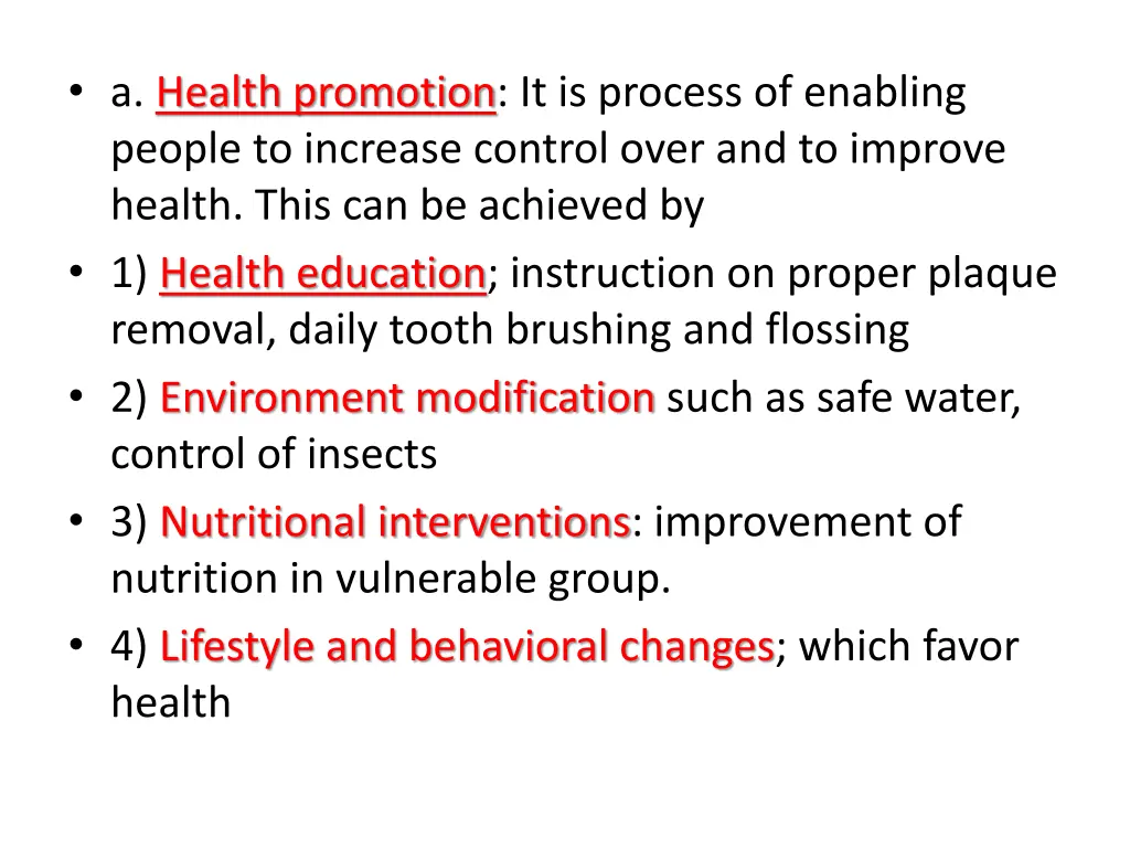 a health promotion it is process of enabling