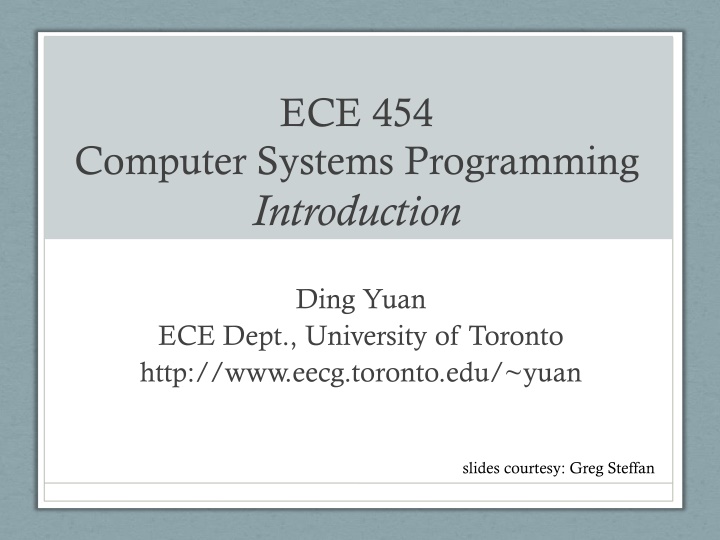 ece 454