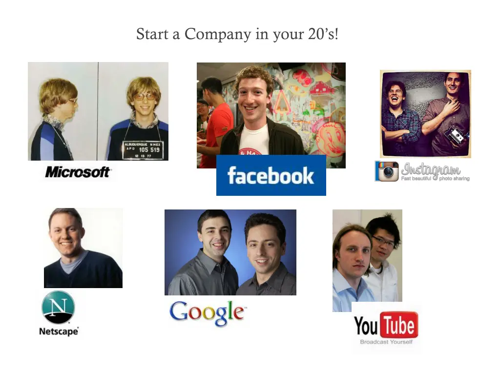 start a company in your 20 s