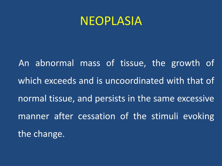 neoplasia