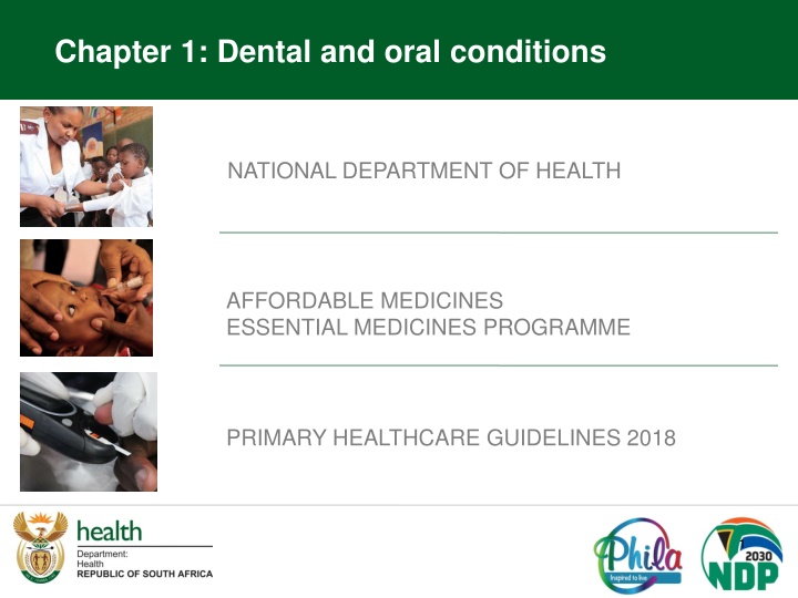 chapter 1 dental and oral conditions