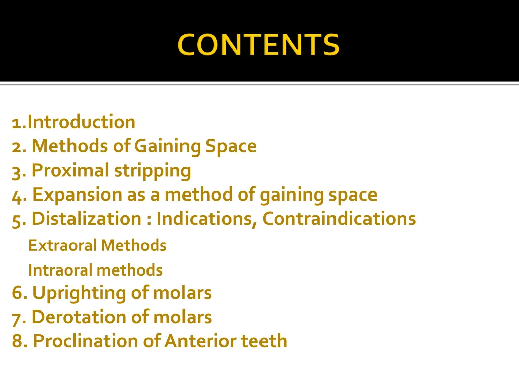 1 introduction 2 methods of gaining space