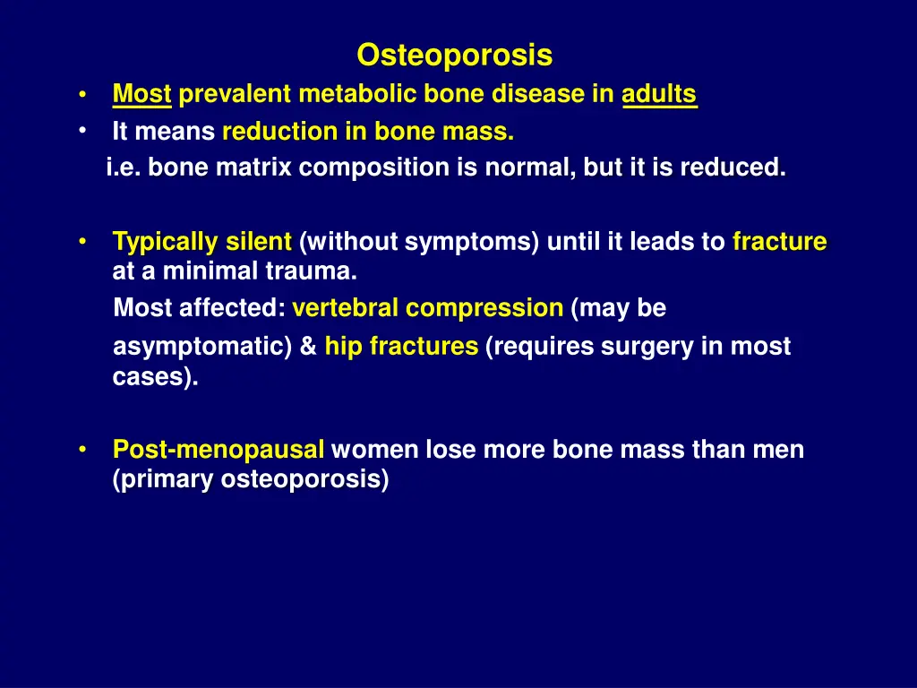 osteoporosis