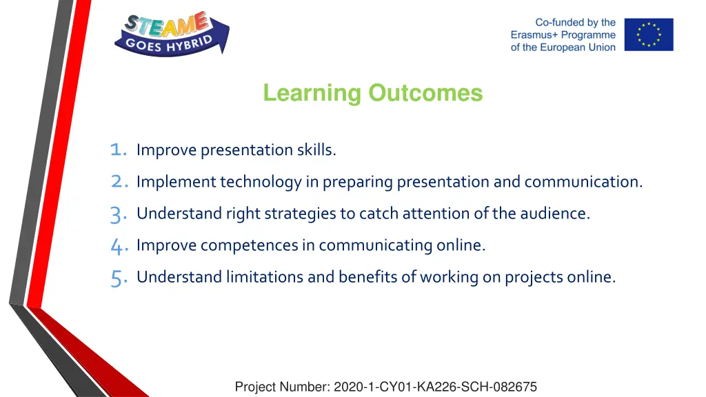 learning outcomes