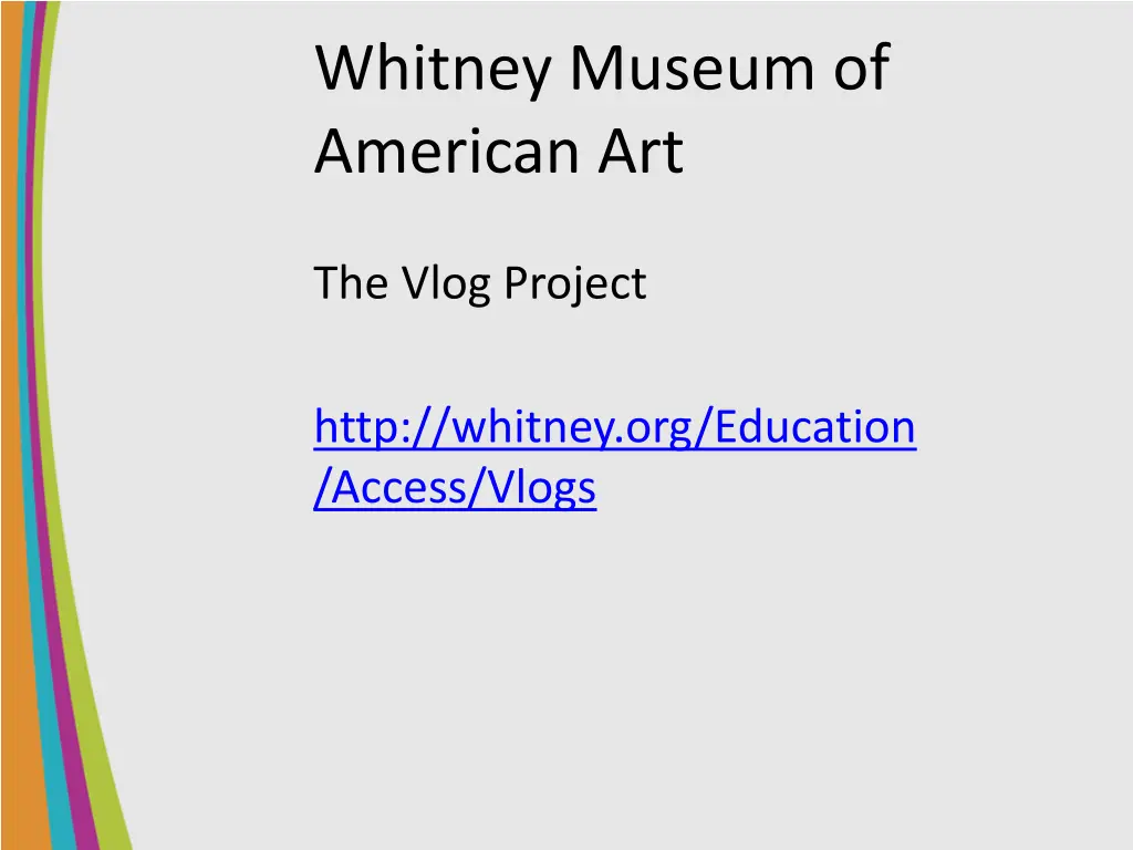 whitney museum of american art